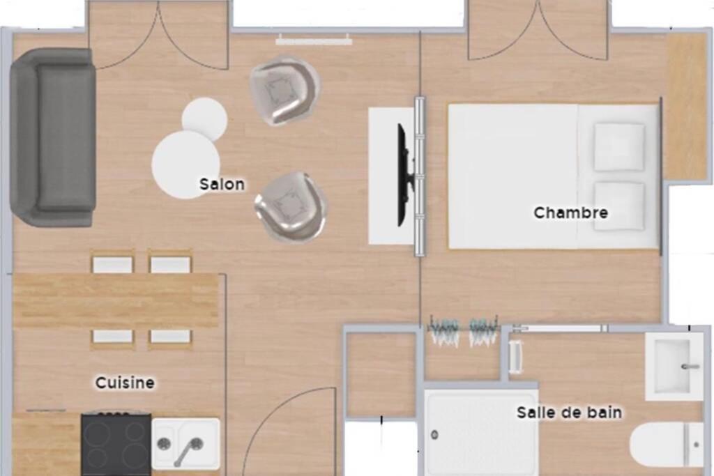 Studio En Hyper Centre - วีเมอเรอ ภายนอก รูปภาพ